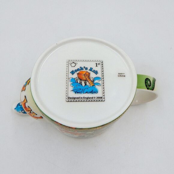 Paul Cardew Noah’s Ark Ceramic Teapot 2008 Animal Design Multicolor W/Box - Picture 9 of 11